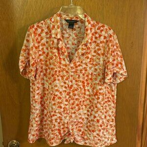 Investments Colorful Button Front Size M